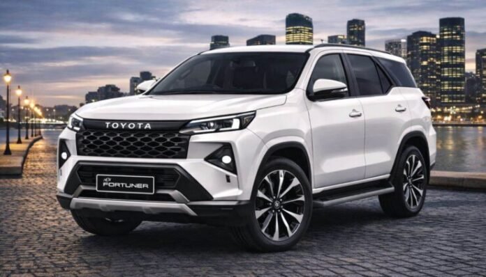 Toyota Fortuner 2026 front view next generation SUV design in India