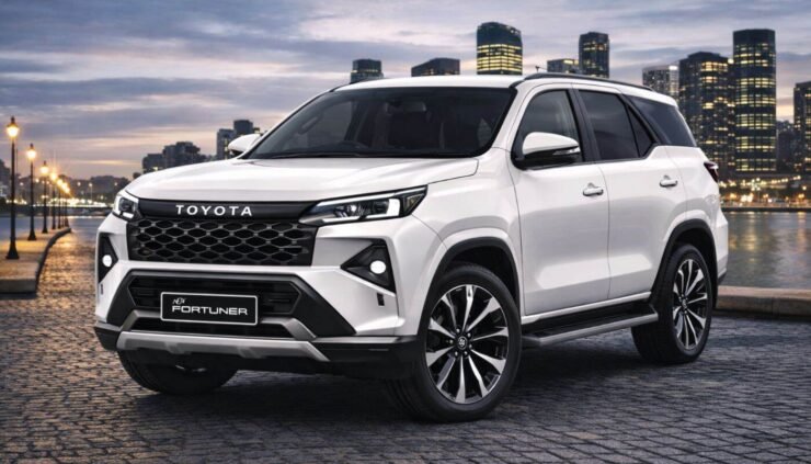 Toyota Fortuner 2026 front view next generation SUV design in India