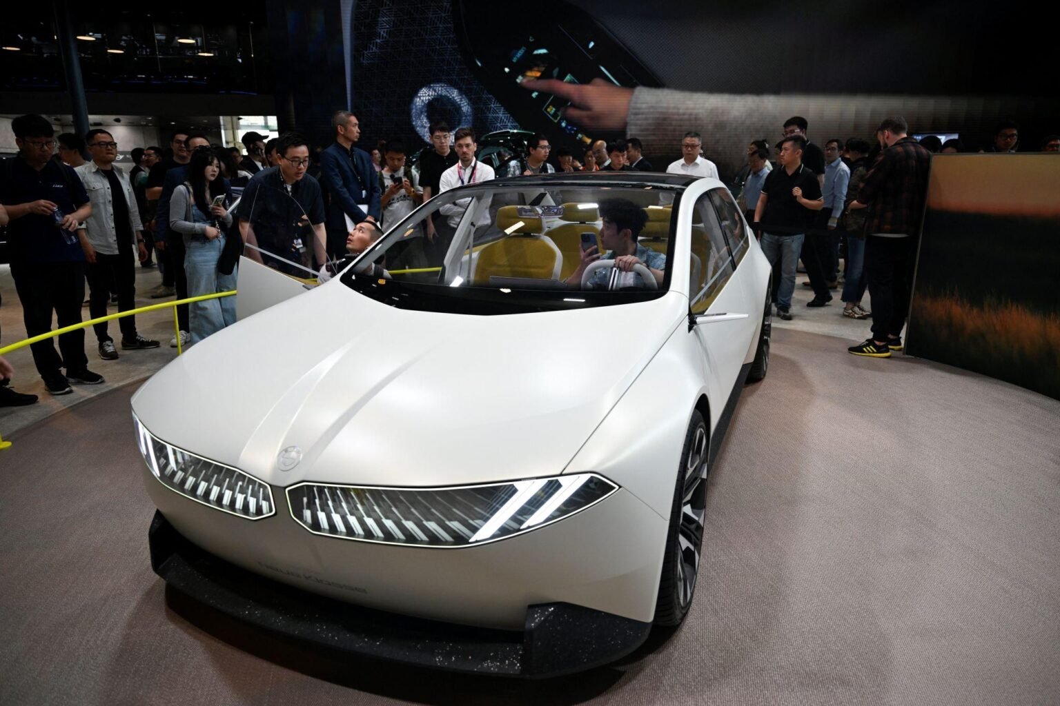 BMW sales drop 2026 luxury car showroom global deliveries decline