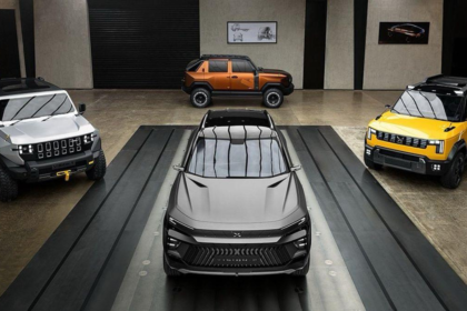 Mahindra upcoming cars lineup 2026 showing new SUV models in India