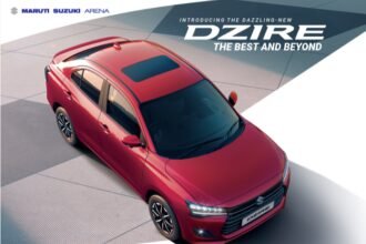 Maruti Suzuki Dzire 2026 red top view best selling car India April 2026 23580 units