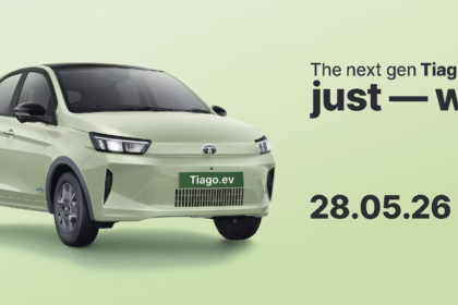 Tata Tiago EV facelift launch date May 28 2026 official banner new electric hatchback India
